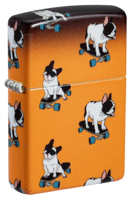 Diseño de bulldogs en monopatín