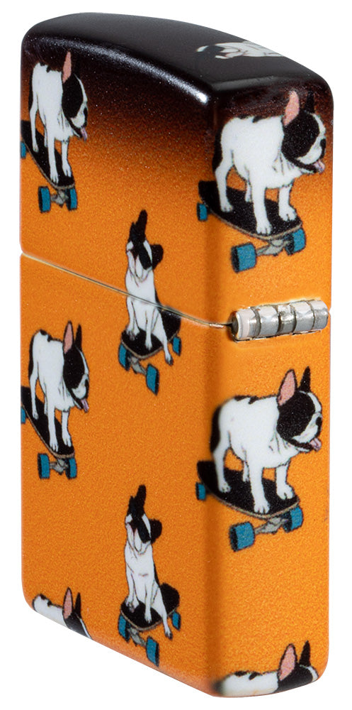 Diseño de bulldogs en monopatín