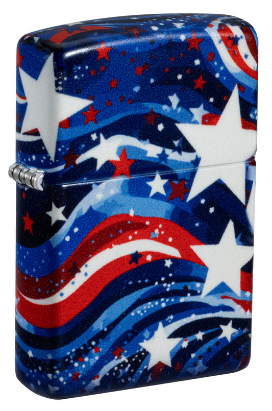 Diseño retro de estrellas y barras