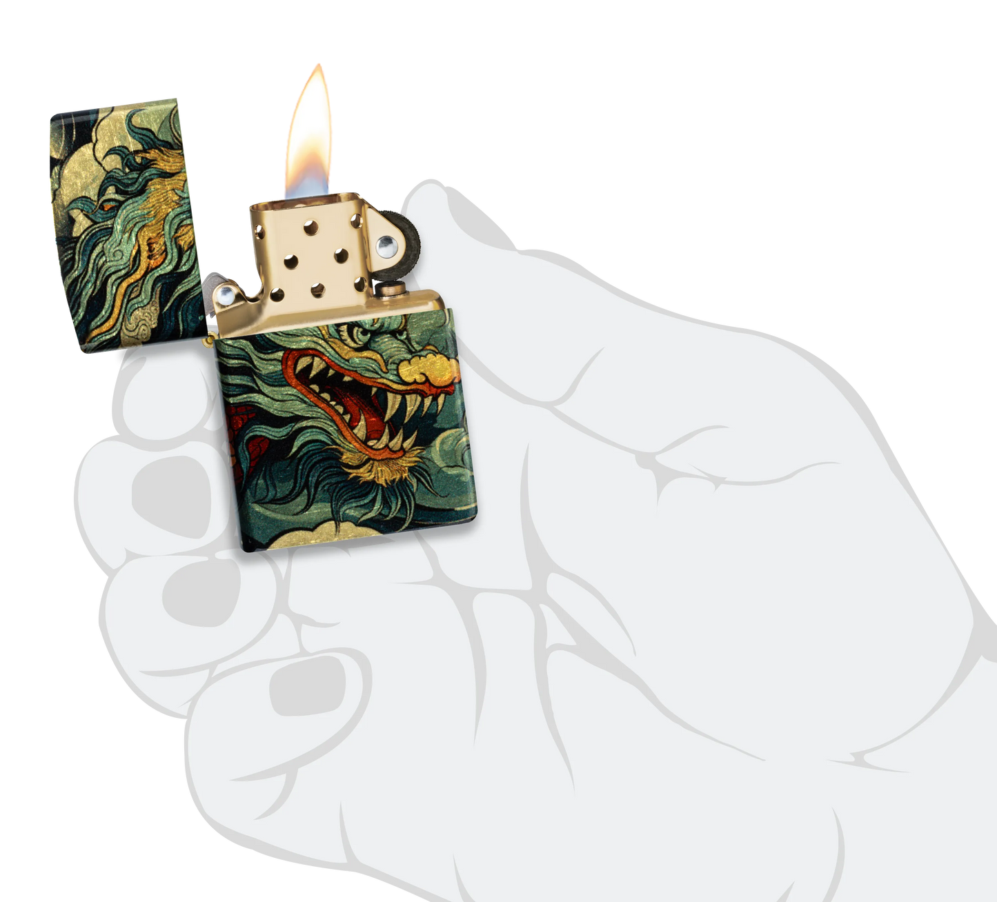 Diseño de dragón volador