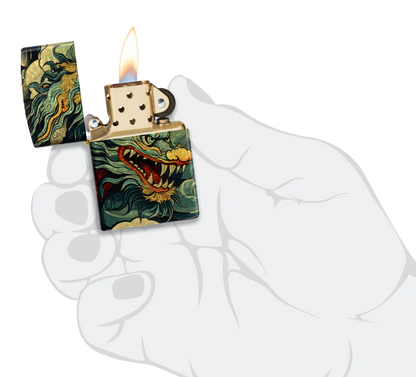 Diseño de dragón volador