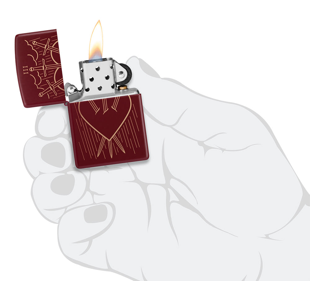 Diseño de tres de espadas