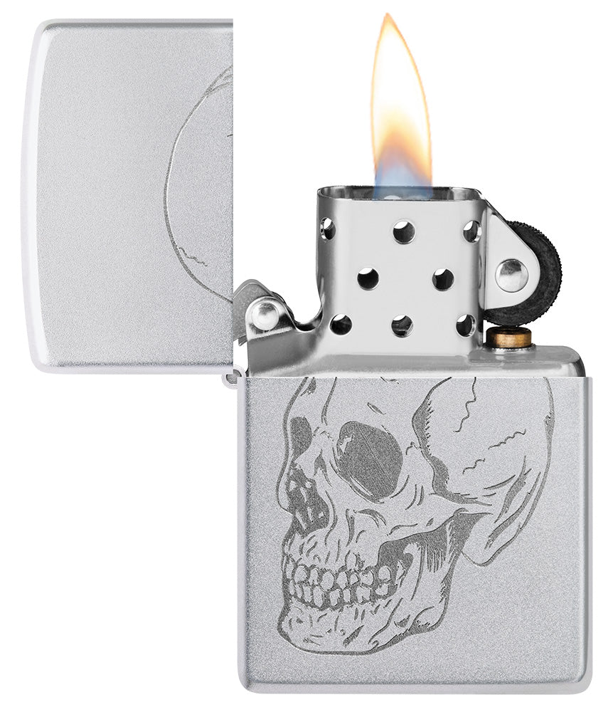 Diseño sutil de calavera