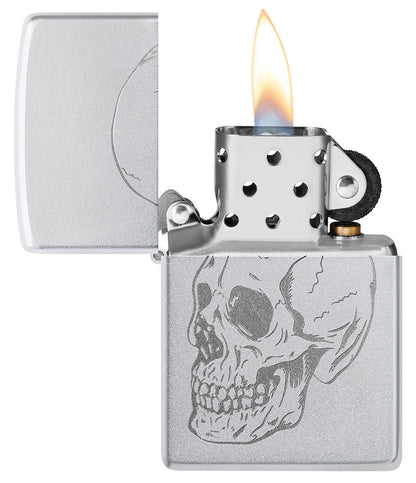 Diseño sutil de calavera