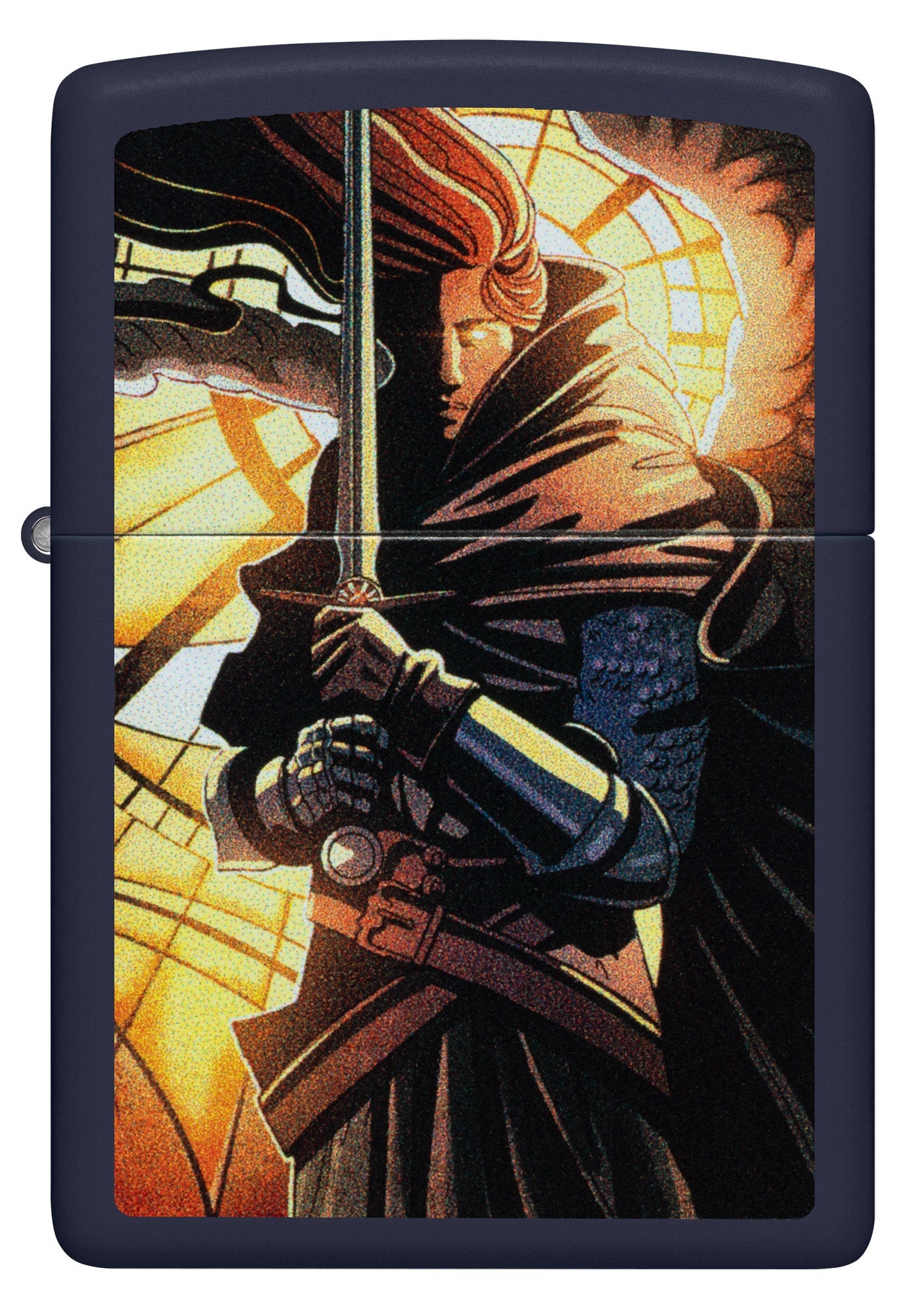 Diseño abstracto de caballero