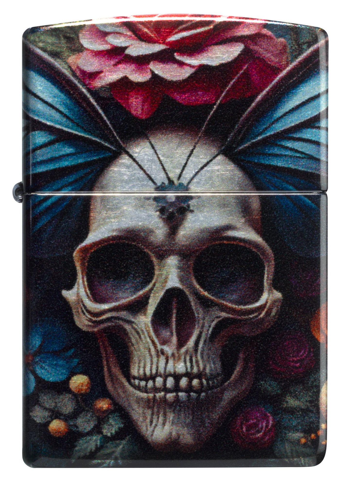 Diseño de calavera mariposa