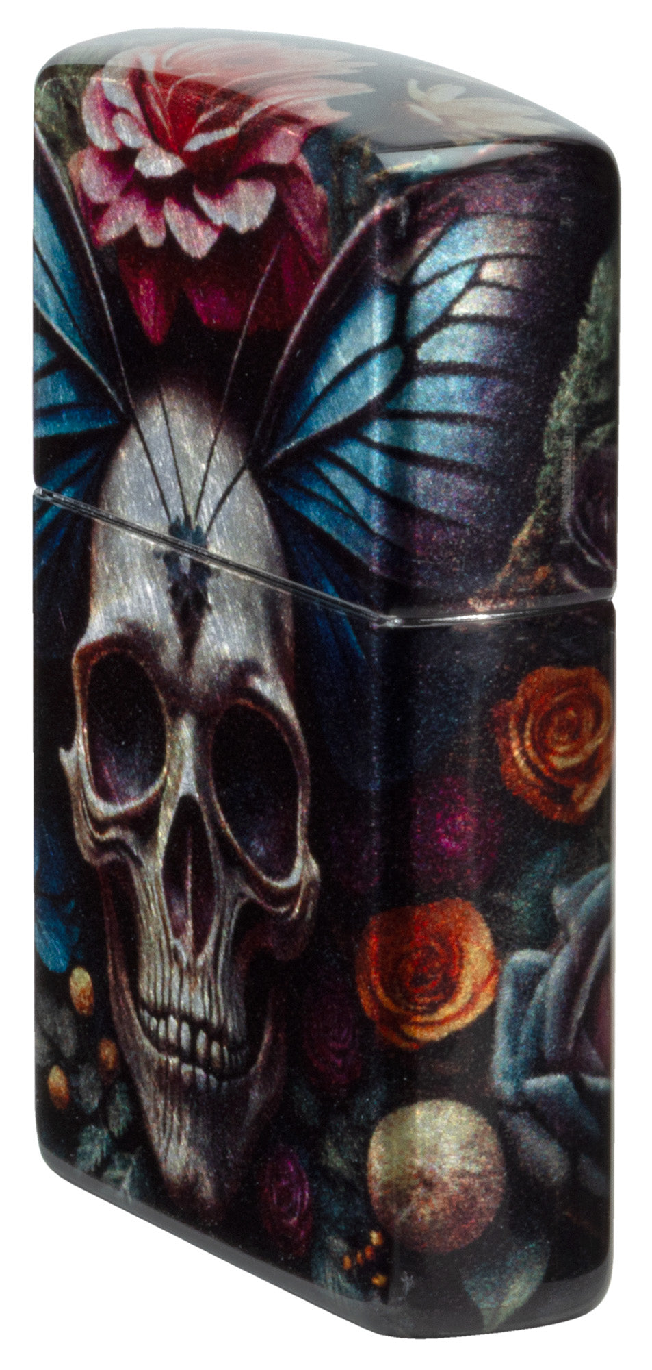 Diseño de calavera mariposa