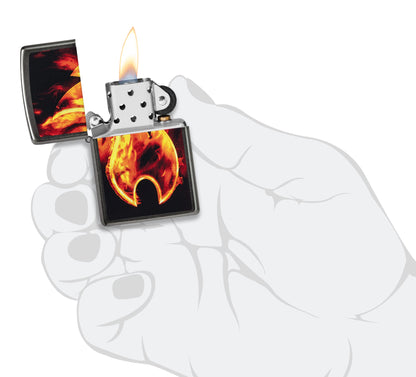 Diseño de llama ardiente