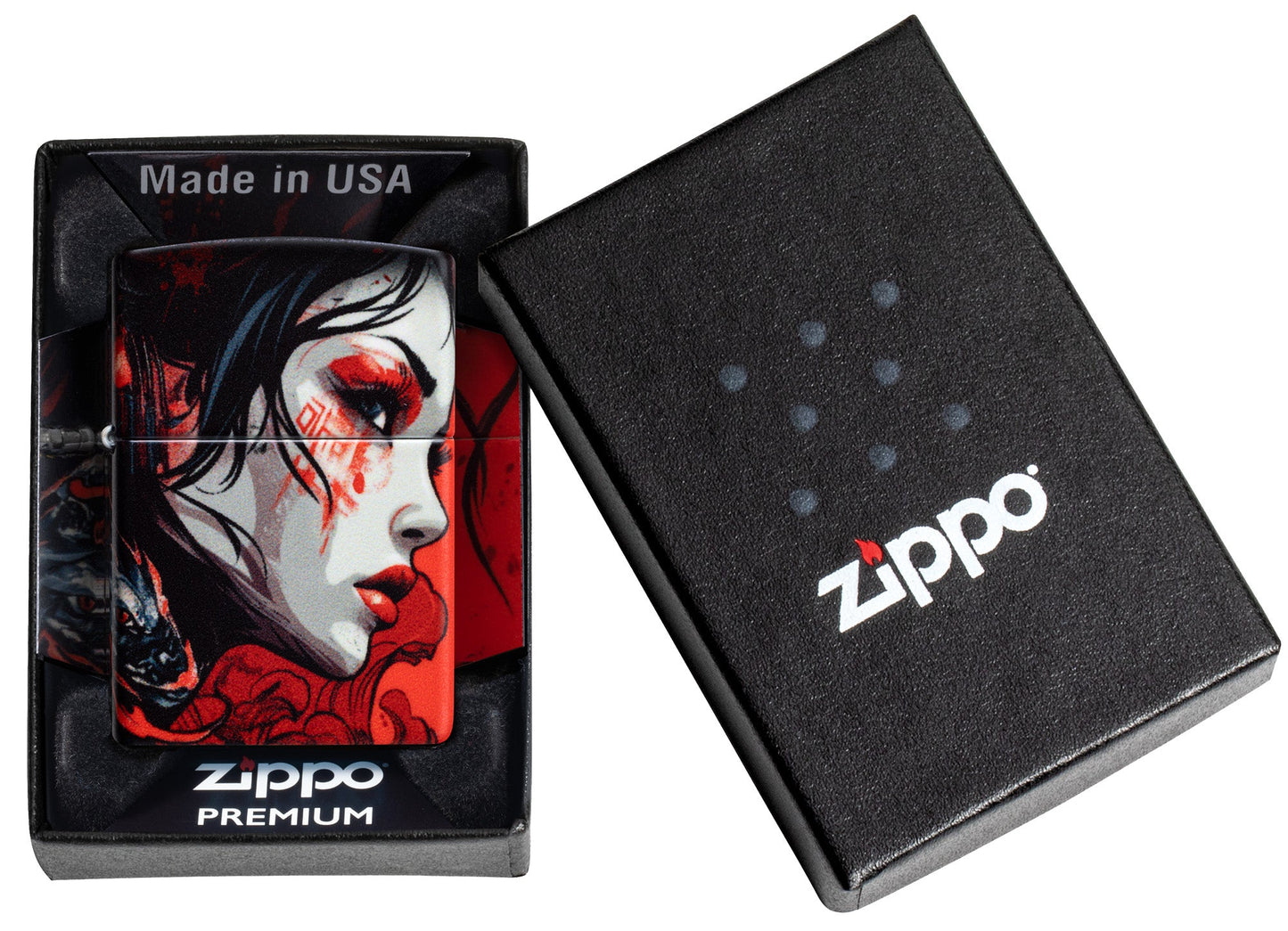 Diseño abstracto de samurái