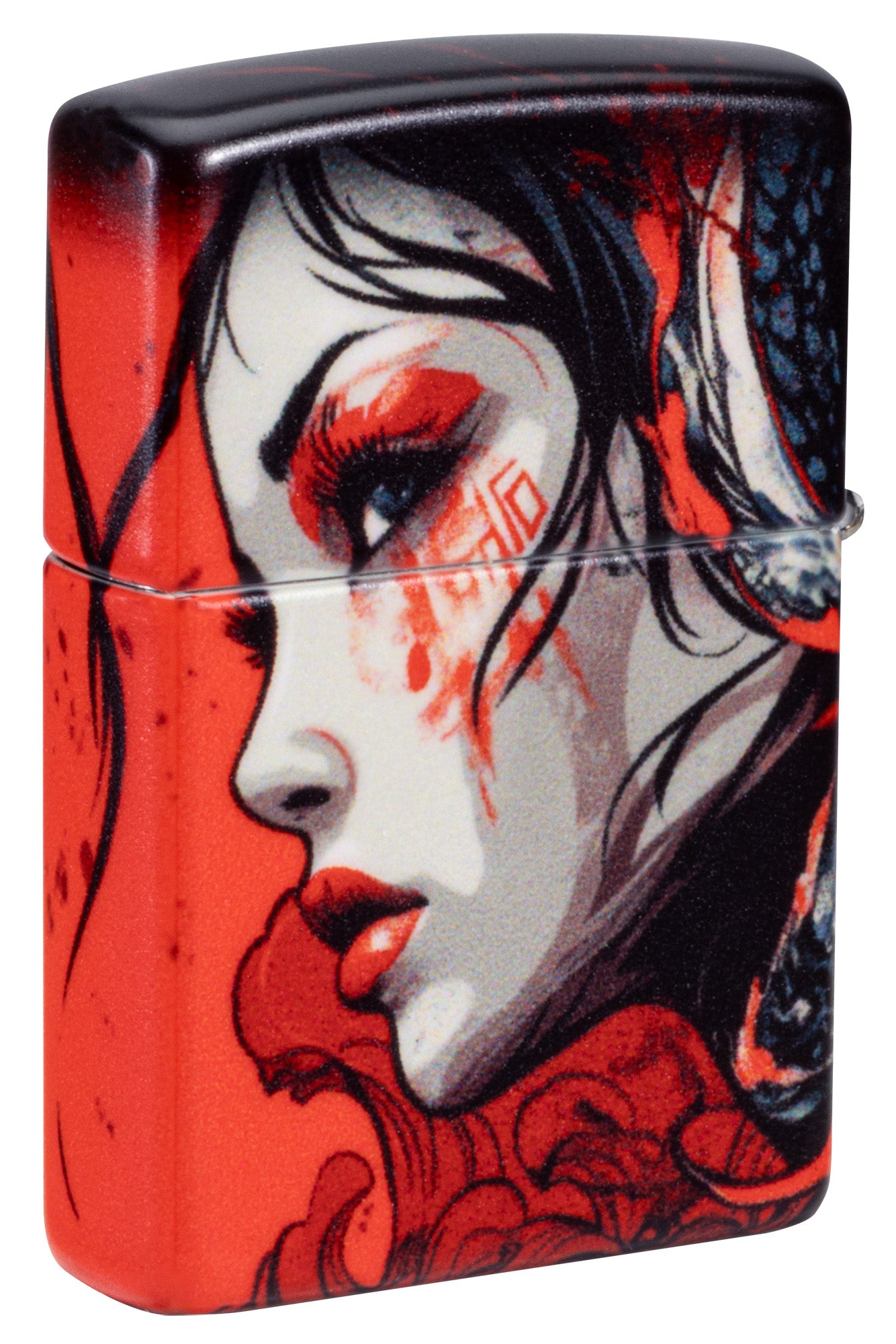 Diseño abstracto de samurái