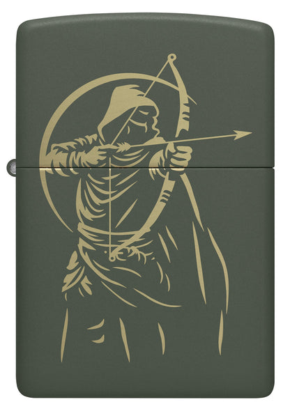 Diseño de cazador con arco