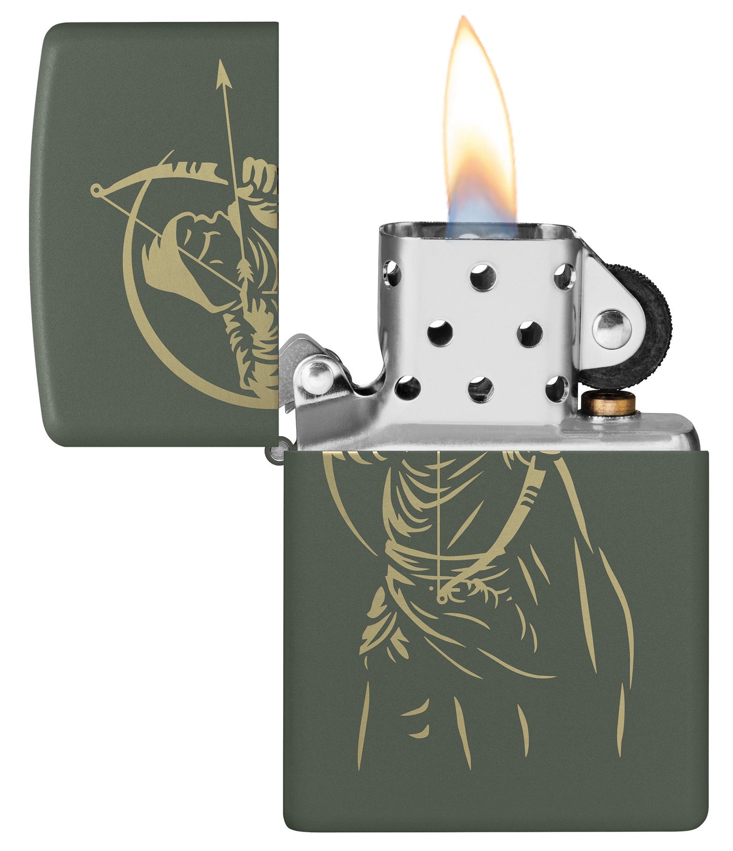 Diseño de cazador con arco