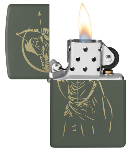 Diseño de cazador con arco