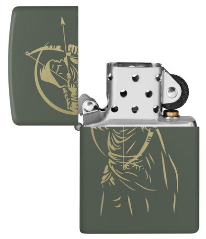 Diseño de cazador con arco