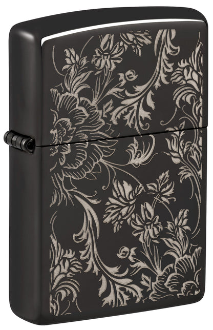 Diseño de filigrana floral