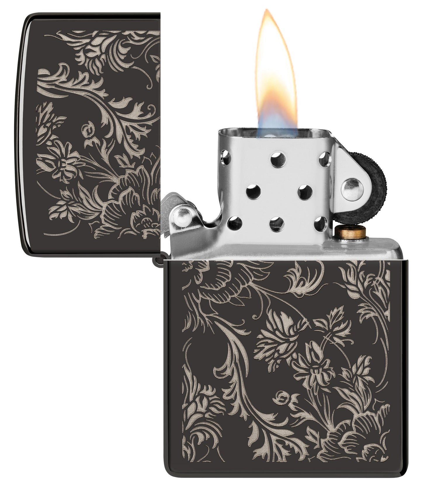 Diseño de filigrana floral