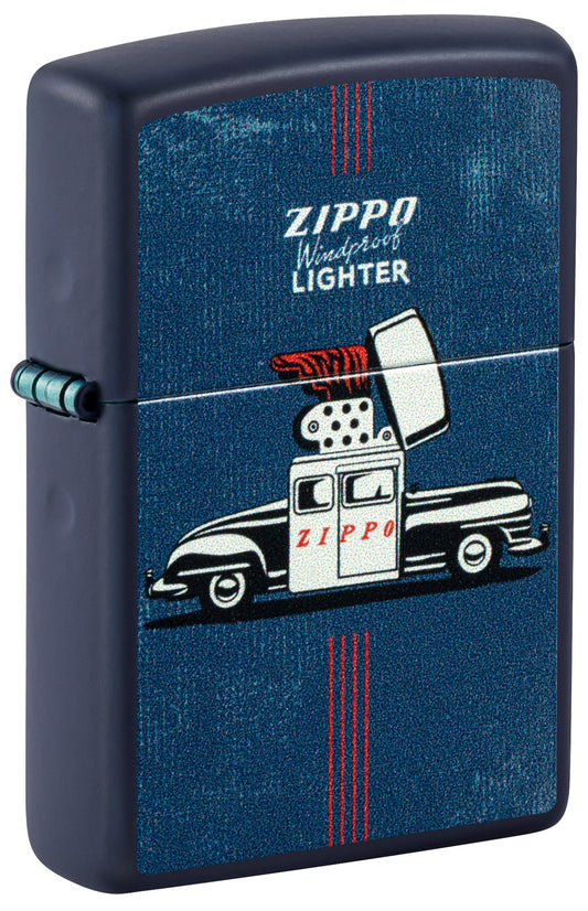 Diseño vintage de coche de Zippo