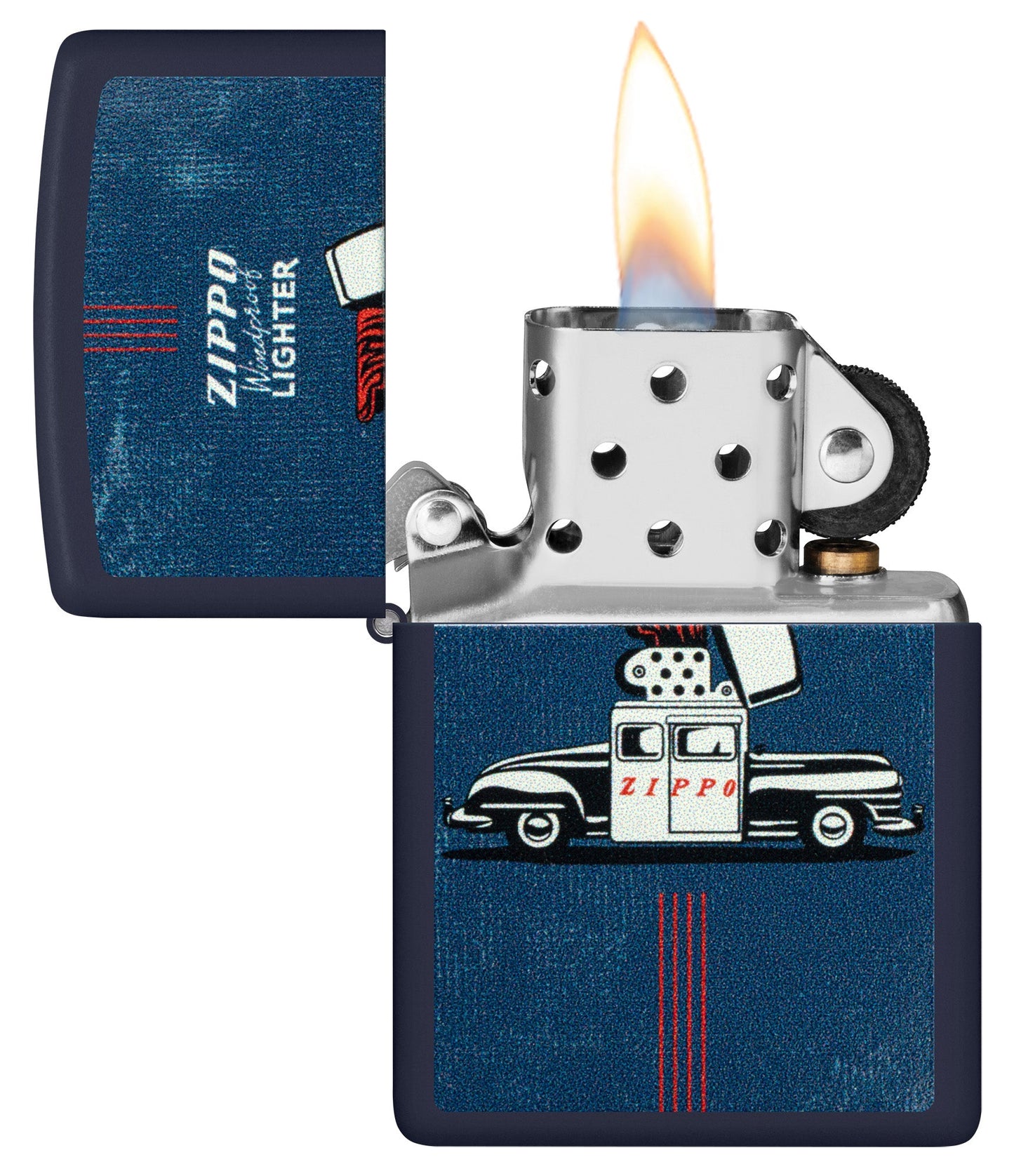 Diseño vintage de coche de Zippo