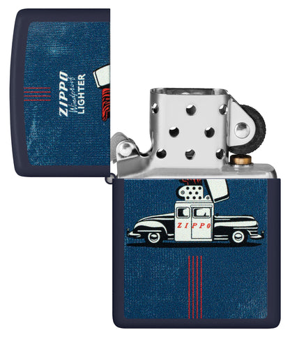 Diseño vintage de coche de Zippo