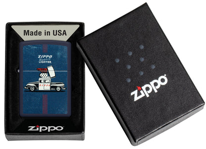Diseño vintage de coche de Zippo