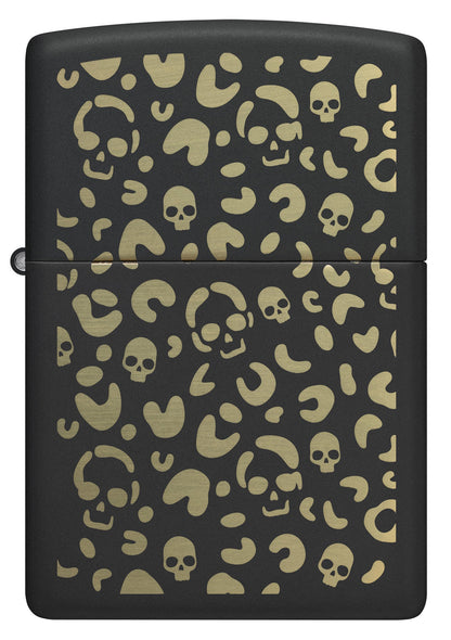 Diseño de calaveras y leopardo