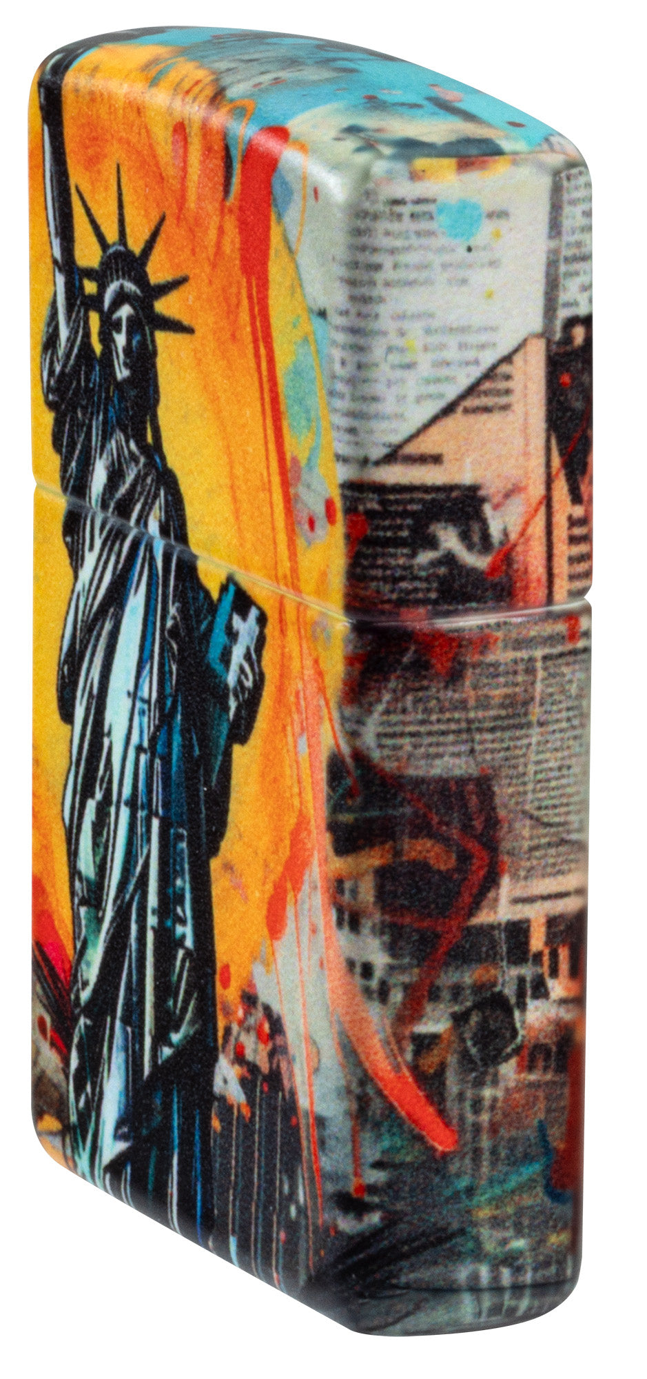 Diseño de collage de la Estatua de la Libertad