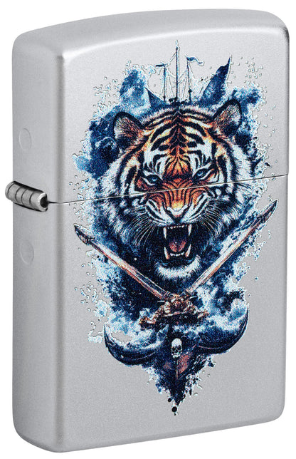 Diseño de escudo de tigre