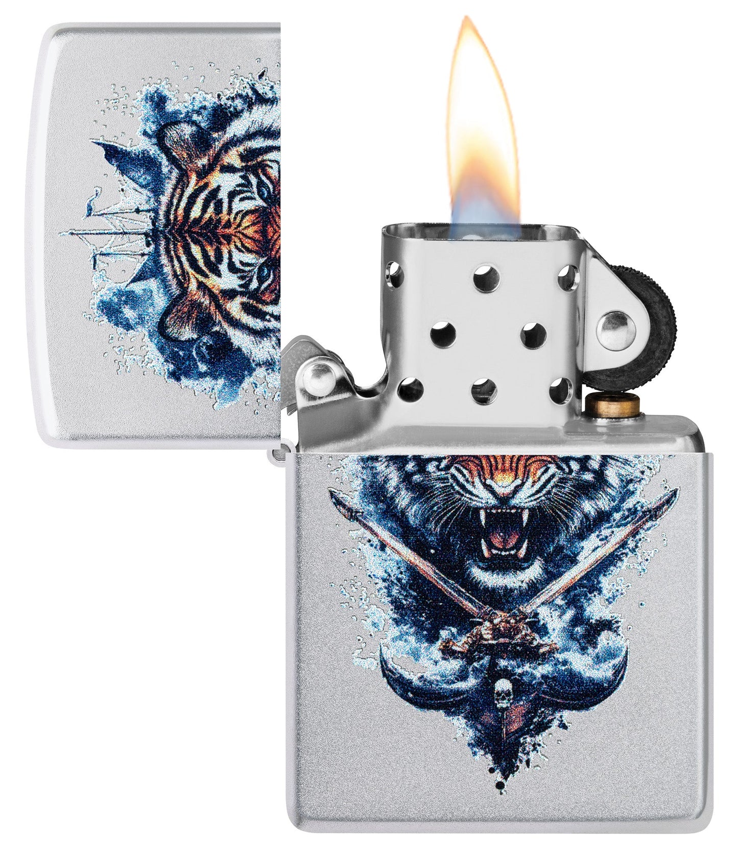 Diseño de escudo de tigre