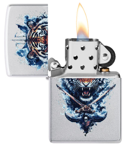 Diseño de escudo de tigre