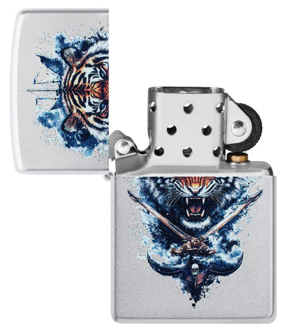 Diseño de escudo de tigre