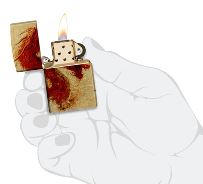 Diseño de dragón samurái