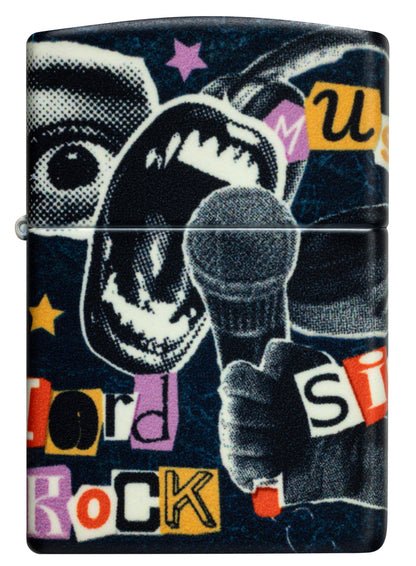 Diseño de collage psicodélico