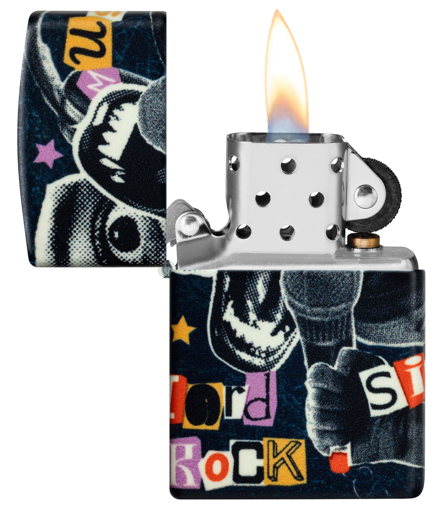 Diseño de collage psicodélico