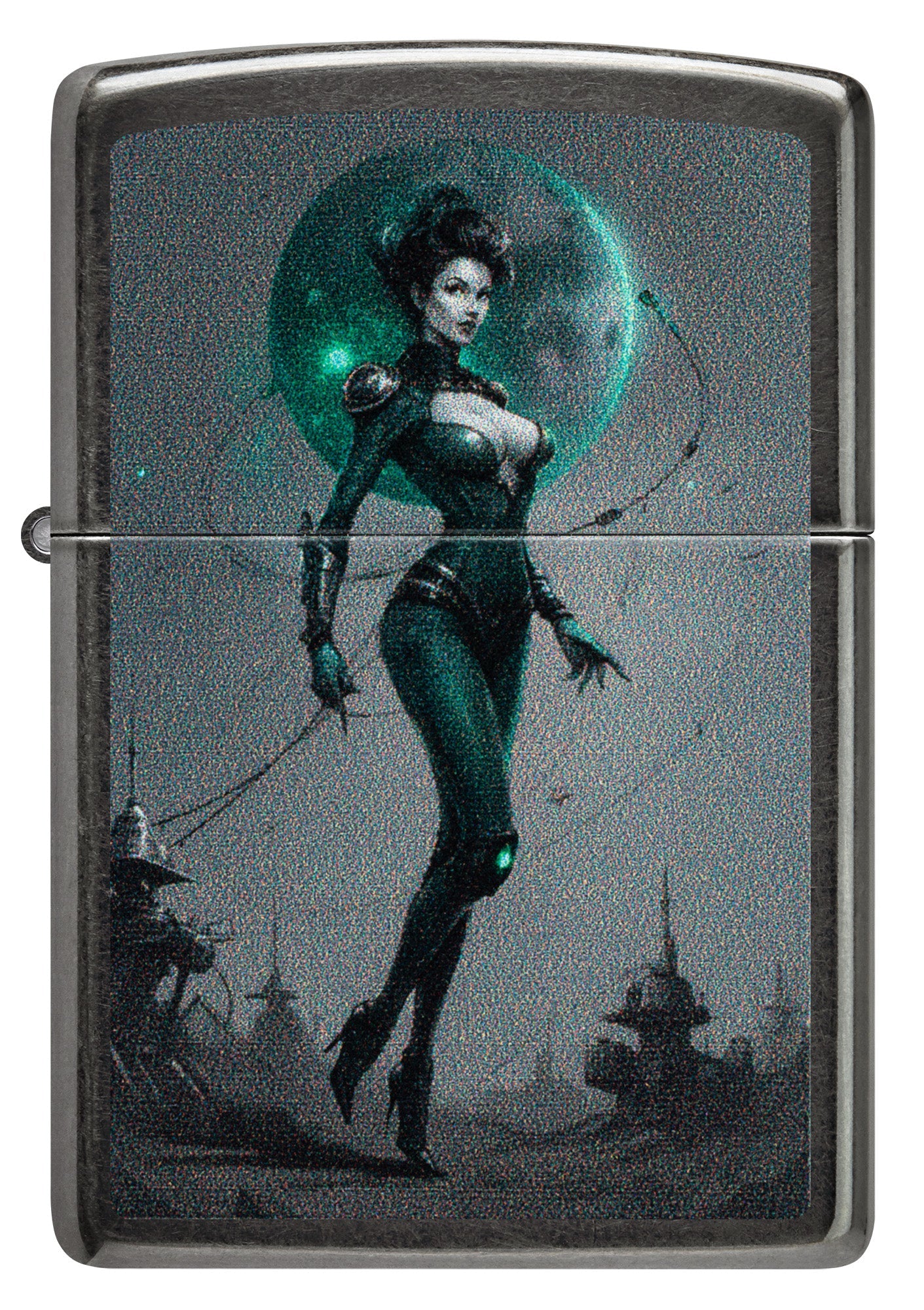 Diseño de pinup de ciencia ficción