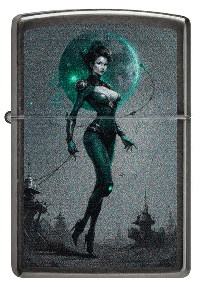 Diseño de pinup de ciencia ficción