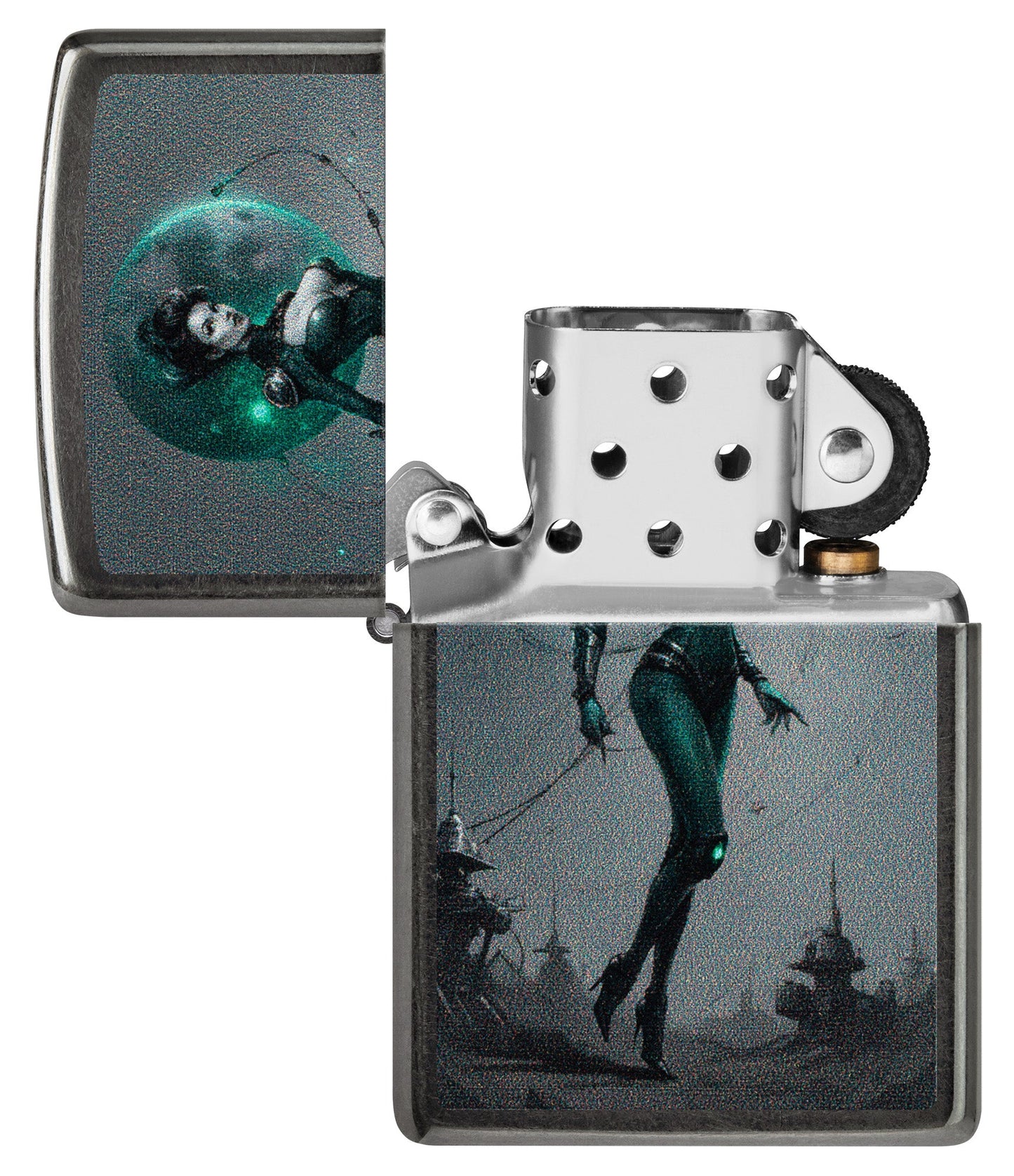 Diseño de pinup de ciencia ficción