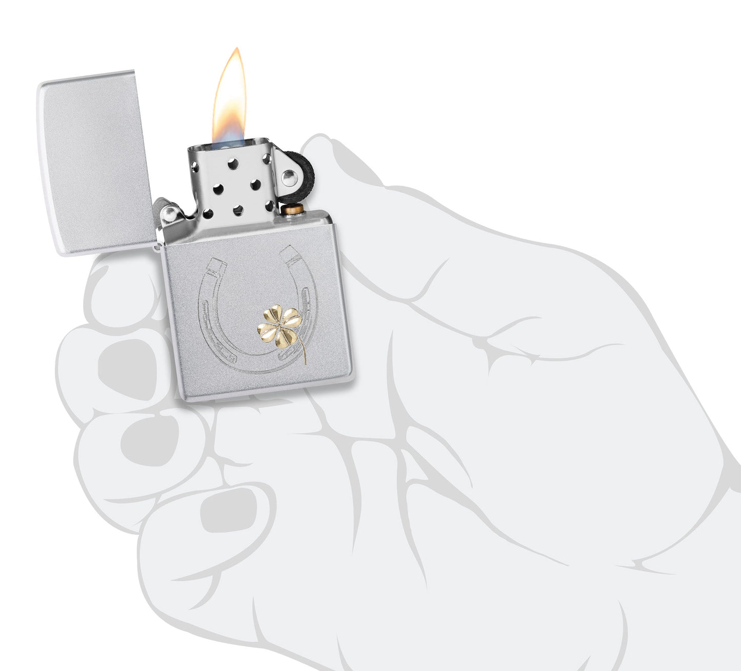 Diseño de herradura de la suerte