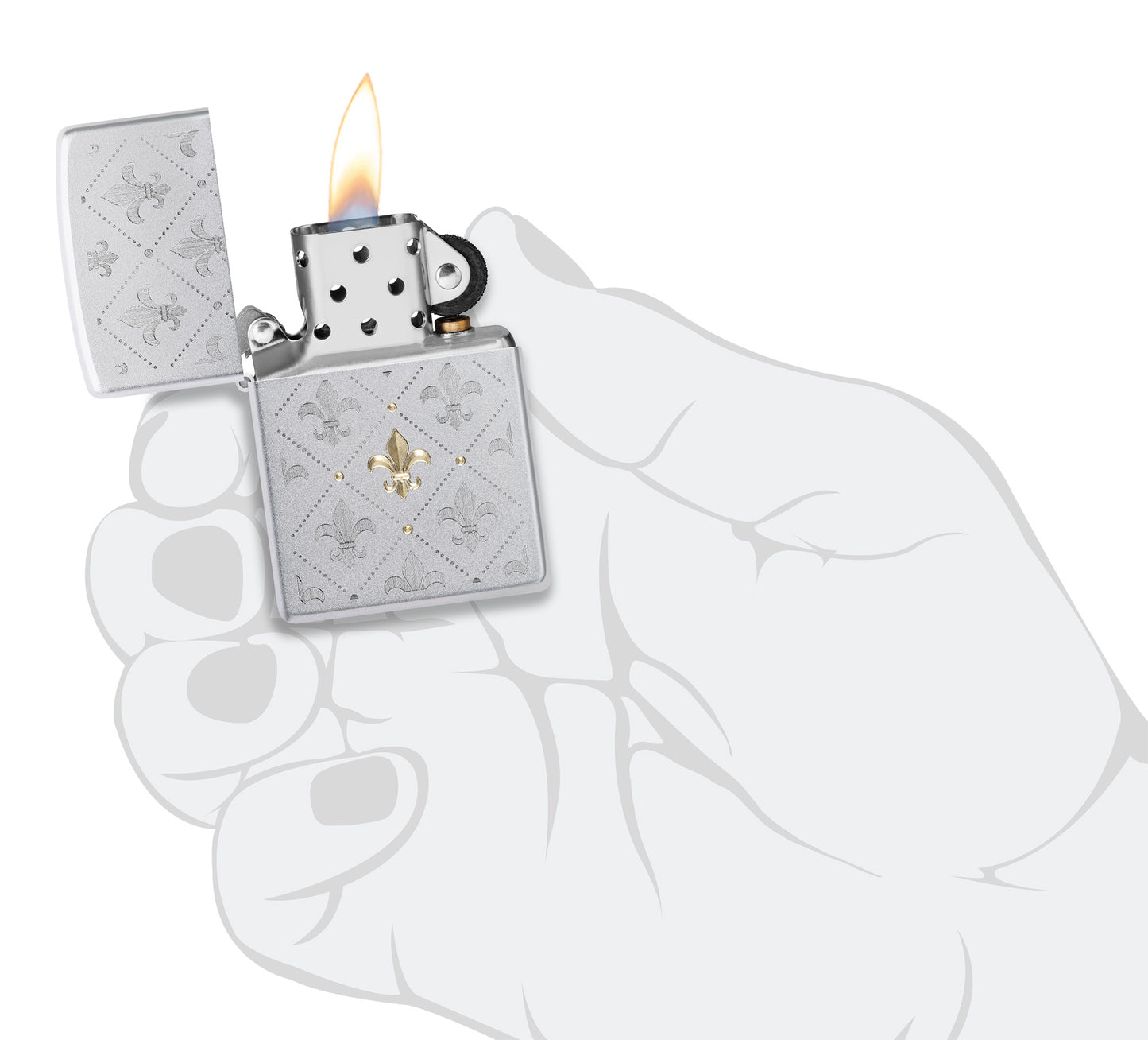 Diseño de flor de lis