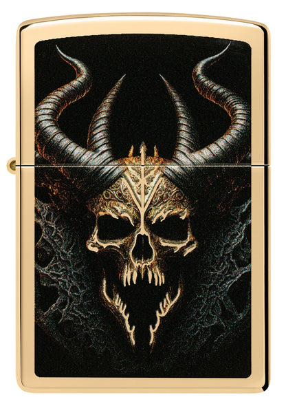 Diseño de calavera terrorífica