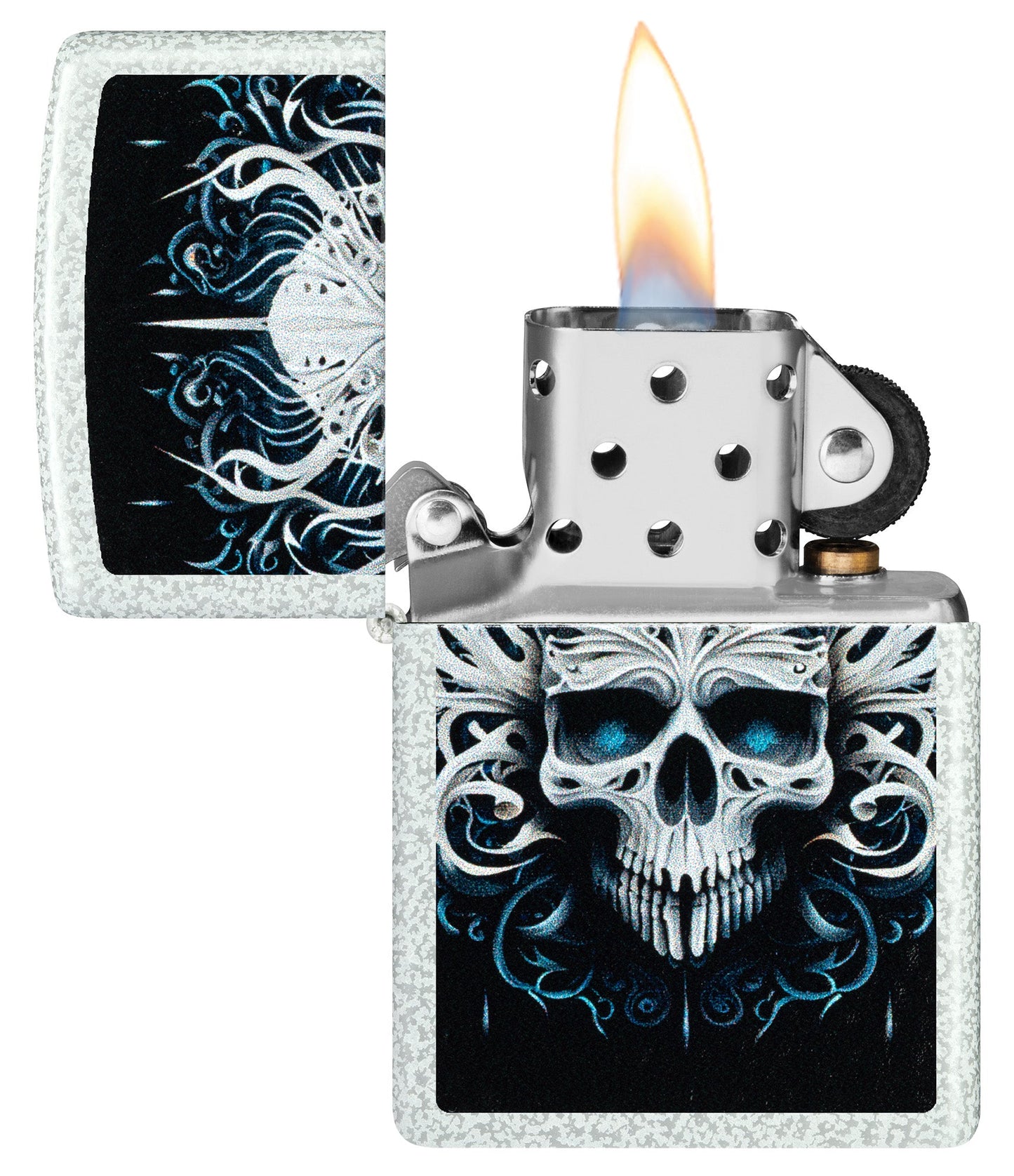 Diseño de calavera abstracta