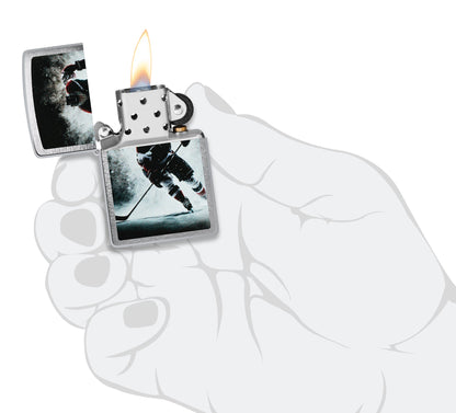 Diseño de jugador de hockey