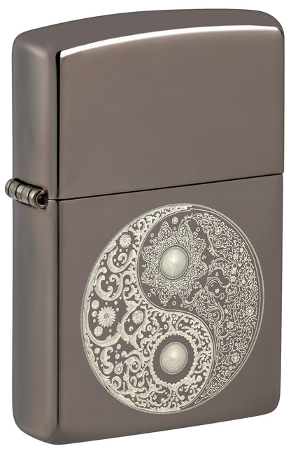 Diseño elegante de yin y yang