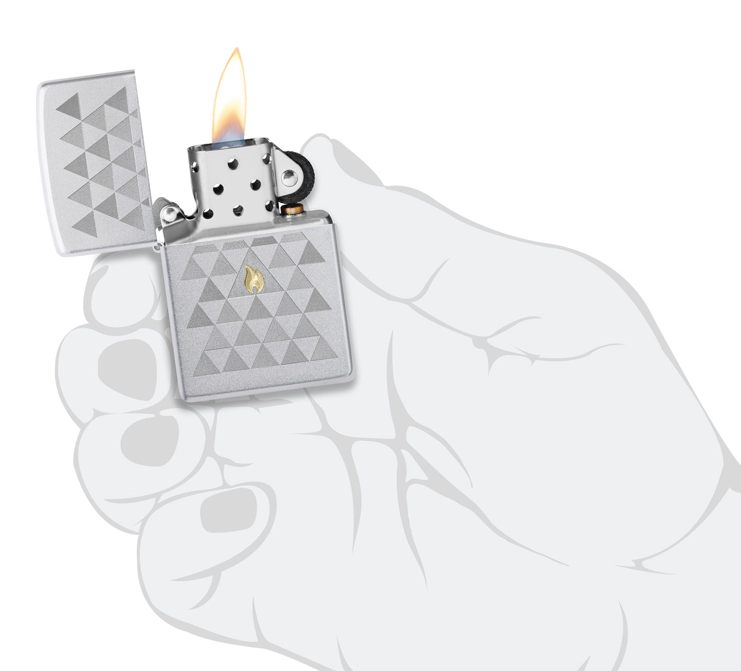 Diseño de patrón de pirámide