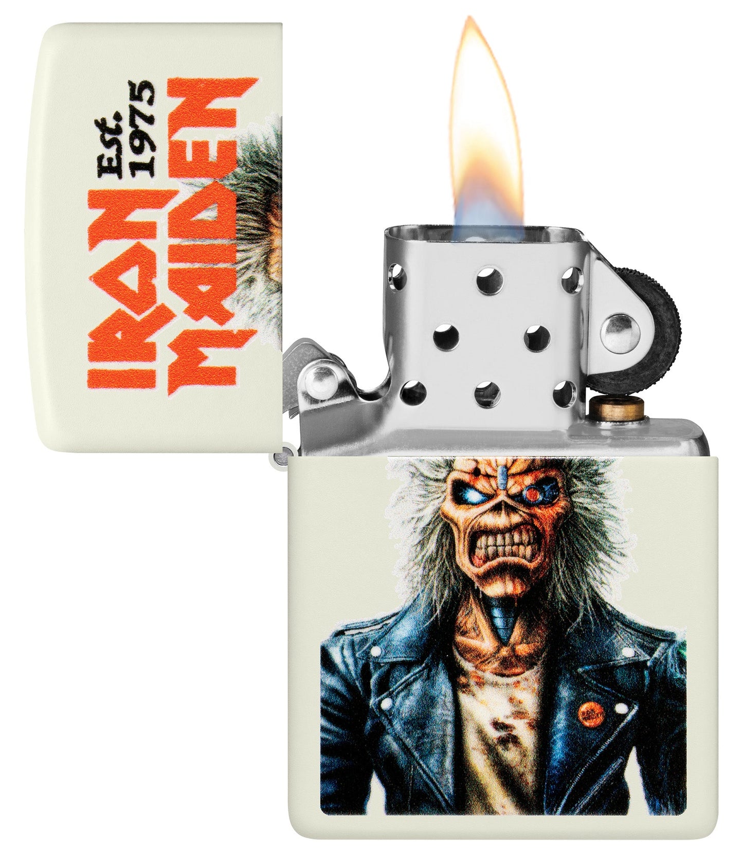 Diseño Glowing Eddie de Iron Maiden