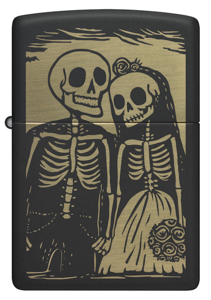 Diseño de boda con con esqueletos