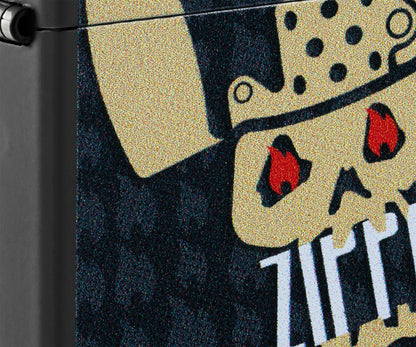 Diseño de calaveras y llamas