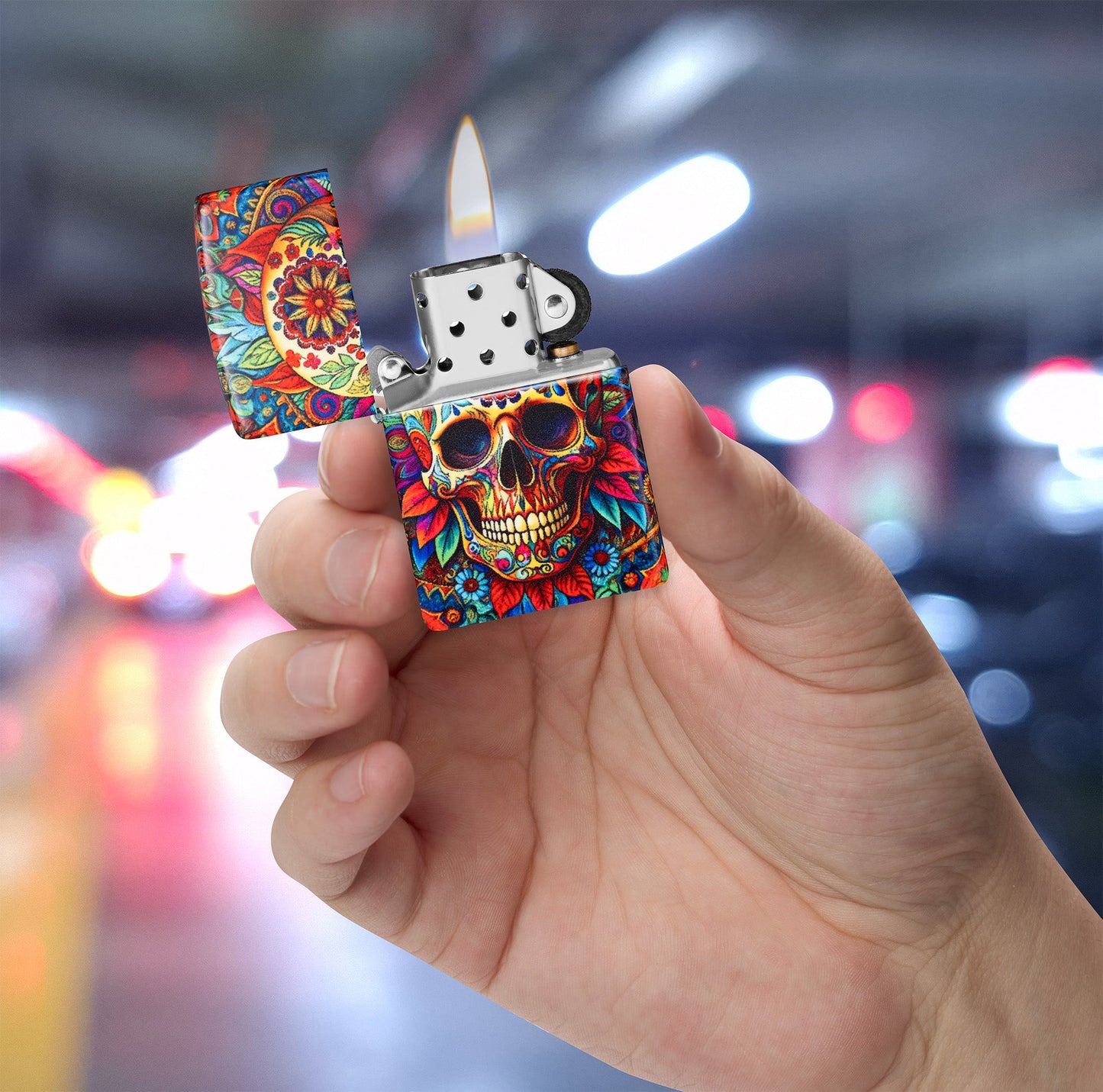 Diseño de calavera del Día de Difuntos