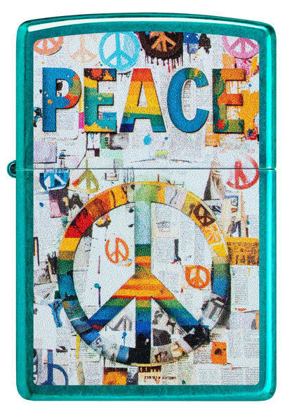 Diseño de collage de la paz