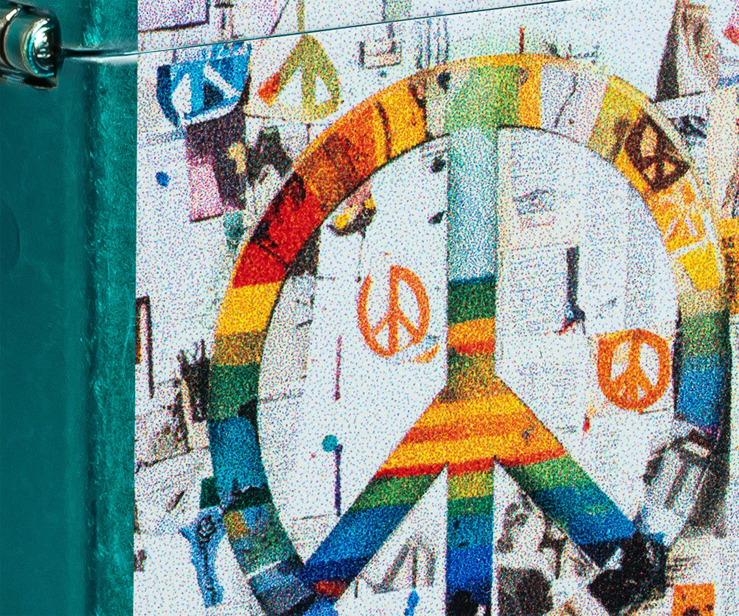 Diseño de collage de la paz