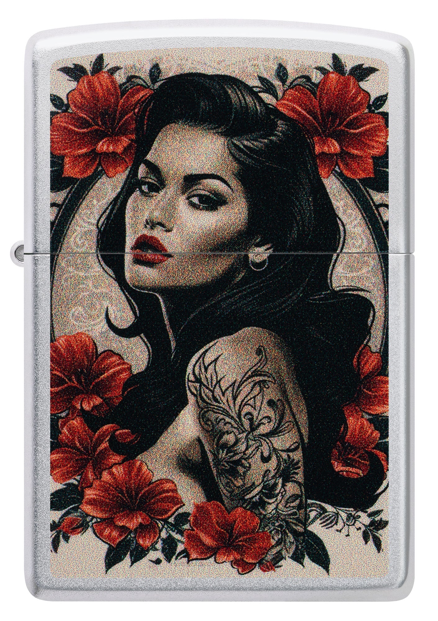 Diseño de tatuaje de pin-up